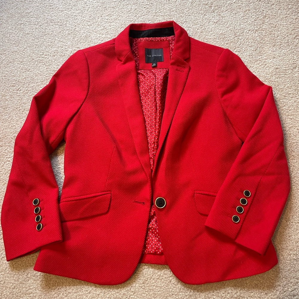Express Red Blazer